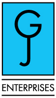 A blue sign with the letter g in black